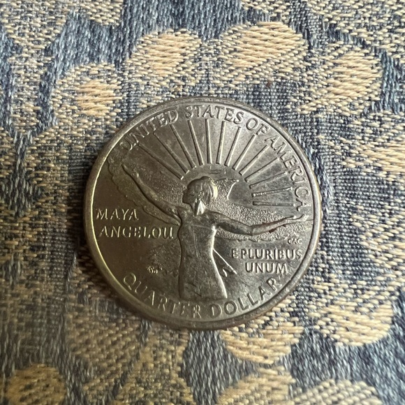 RARE Maya Angelou 2022 Quarter w/P Error on front - Picture 1 of 2